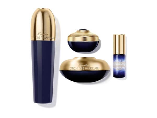 GUERLAIN SET (ORCHIDEE IMPERIALE LOTION 30ML + CONCENTRATE 5ML + CREAM 15ML + CONCENTRATE EYE CREAM 7ML)