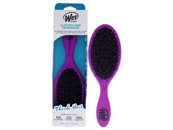Wet Brush Custom Care Thick Hair Detangler (Purple)