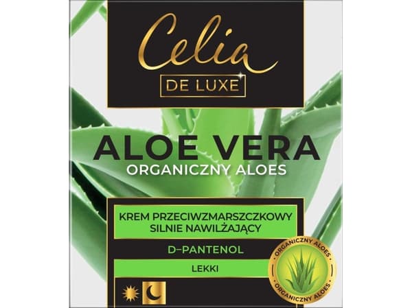 Celia De Luxe Aloe Vera Light Creme anti-rynke sterkt fuktighetsgivende for dag og natt 50ml