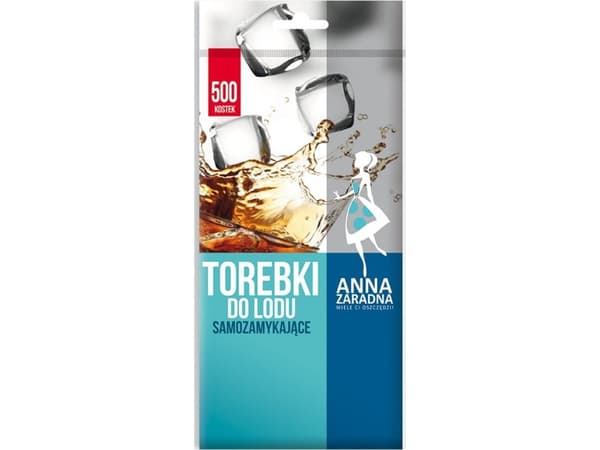 ANNA ZARADNA Selvlukkende poser for is 1 stk - 500 kuler