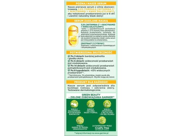 Garnier Garnier Skin Naturals Super Serum for misfarging Vitamin C 30ml