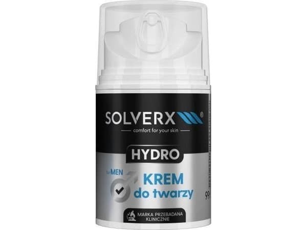 SOLVERX_Hydro ansiktskrem for menn 50ml