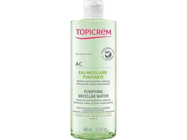 Topicrem AC puhdistava mikkelivesi 400ml