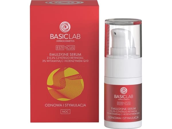 Basiclab BasicLab Emulsioseerumi, jossa on 0,3% puhdasta retinolia 15 ml