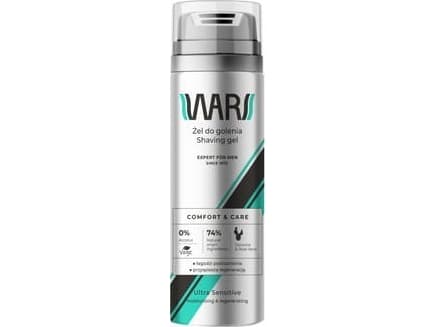 Wars WARS EXPERT FOR MEN Żel do golenia ULTRA SENSITIVE Opuncja&Aloes 200ml