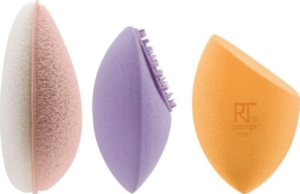 Real Techniques Makeup Sponge Real Techniques Sponge + Glow Radiance Complexion (3 stk)