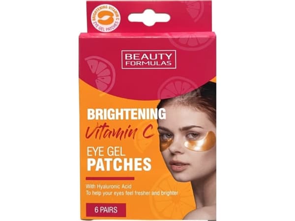 Beauty Formulas Brightening Vitamin C Gel Eye Patches 1op.-6par