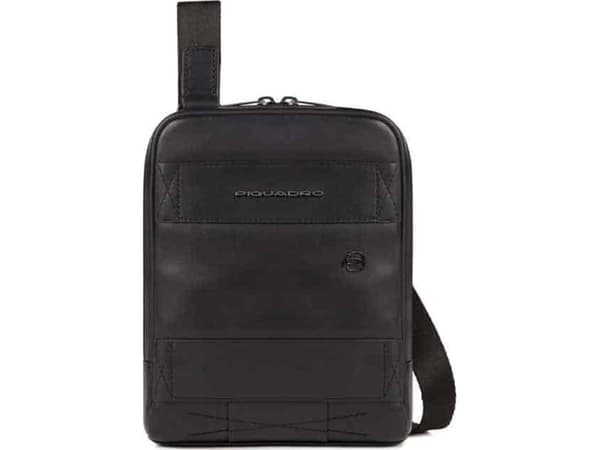 Piquadro Piquadro, Obidos, Crossbody Bag, Black, 17 x 22 x 5.00 cm, For Men For Men