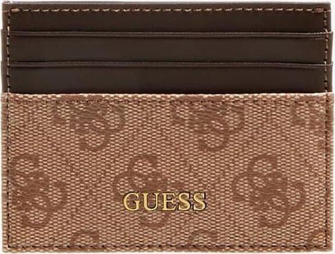 Guess, Vezzola, Leather Card Holder, SMVEZLLEA25, Brown, Unisex Unisex