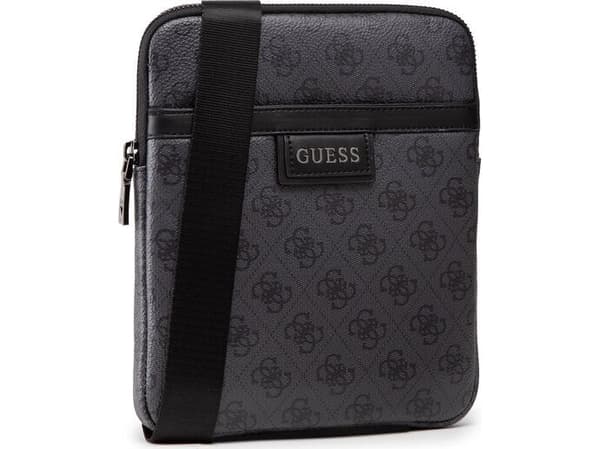 Guess, Vezzola, Textile Crossbody Bag, Black, 19 x 24 x 2cm, For Women For Women