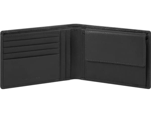 Piquadro Piquadro, Akron, Wallet, Black, For Men For Men