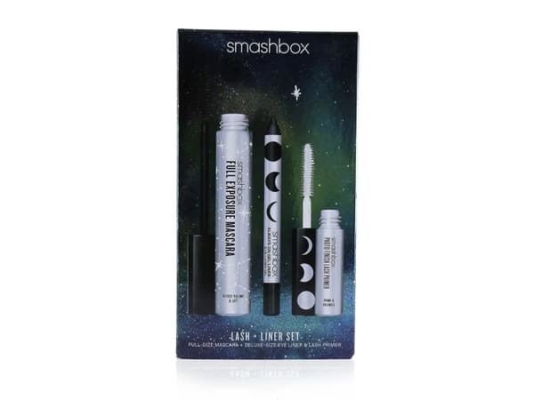 Smashbox Set Smashbox: Photo Finish, Eyelash Primer, 4 ml + Always On, Gel Pencil Eyeliner, Brewed, 1.2 g + Full Exposure, Waterproof, Volumizing, Ma