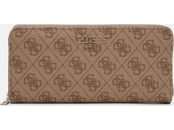 Guess Guess, Guess, Wallet, SLG Large Zip, SWSG6995460, Brown, For Women For Women