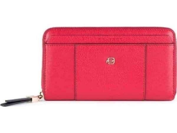 Piquadro Piquadro, Donna, Leather, Wallet, Zip Around, Red, For Women For Women