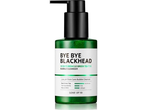 Some By Mi Bye Bye Blackhead 30 day miracle green Tea Tox Bubble Cleanser 120 g