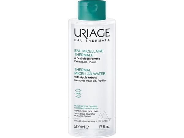 URIAGE_Eau Thermale Thermal Micellar Water -mikrosellavesi sekaiholle ja rasvaiselle iholle 500ml