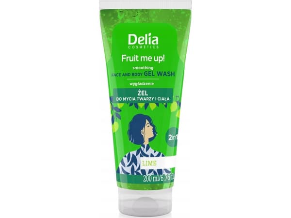 Delia DELIA_Fruit Me Up! Lime ansikts- og kroppsvaskegel 200ml