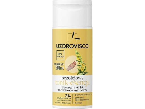UZDROVISCO_Oil-free tonic-essence with AHA acids 150ml