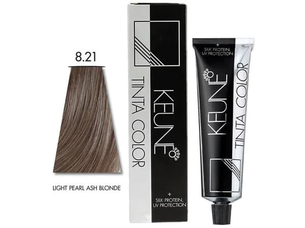 Keune Keune, Tinta Color, Permanent Hair Dye, 8.21 Light Pearl Ash Blonde, 60 ml For Women
