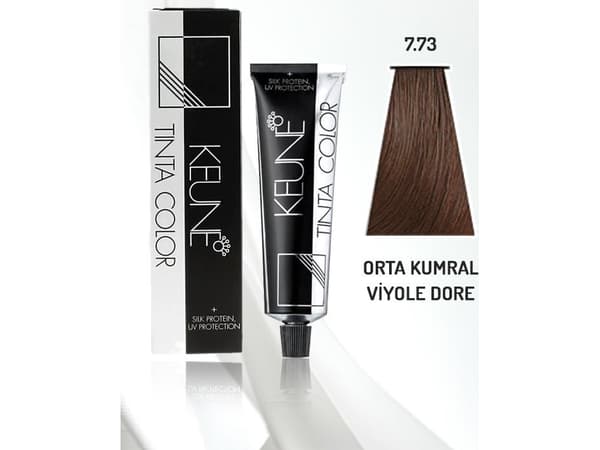 Keune Keune, Tinta Color, Permanent Hair Dye, 7.73 Medium Violet Gold Blonde, 60 ml For Women