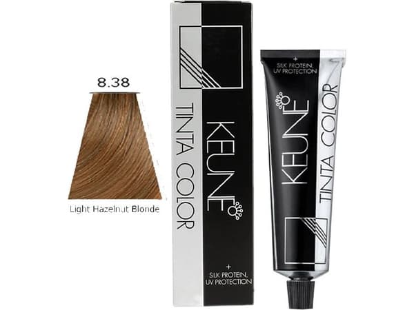 Keune Keune, Tinta Color, Permanent Hair Dye, 8.38 Light Hazelnut Blonde, 60 ml For Women