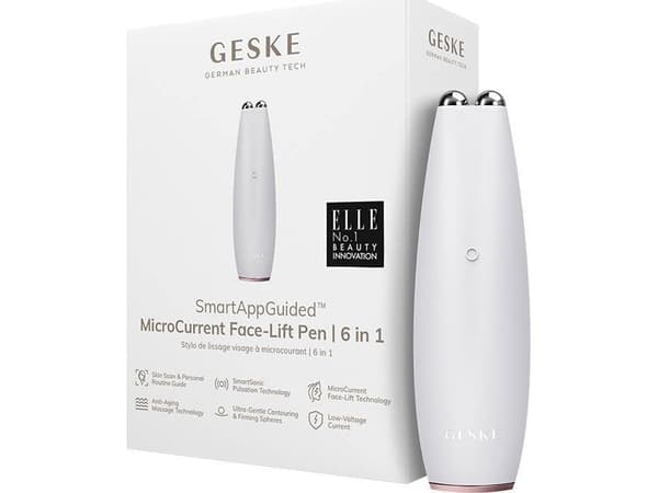 Geske 6in1 mikroström ansiktslyftningsapparat med applikation (starlight)