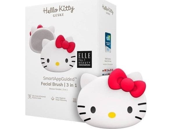 Geske 3in1 ansiktsrensebørste med App (Hello Kitty starlight)