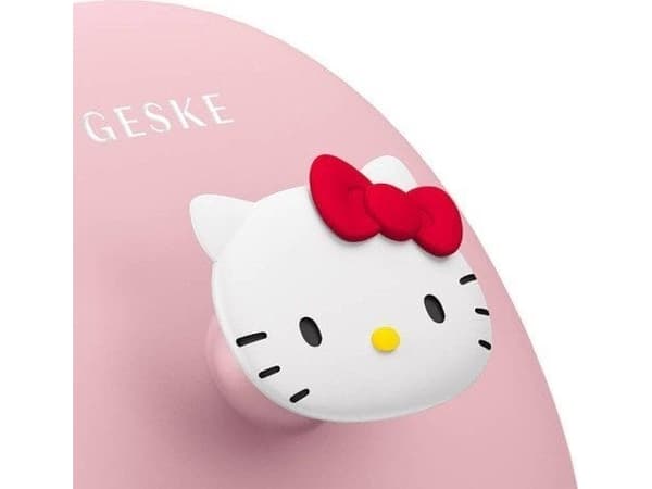 3-i-1 ansiktsrensebørste med Geske-håndtak og app (Hello Kitty-rosa)