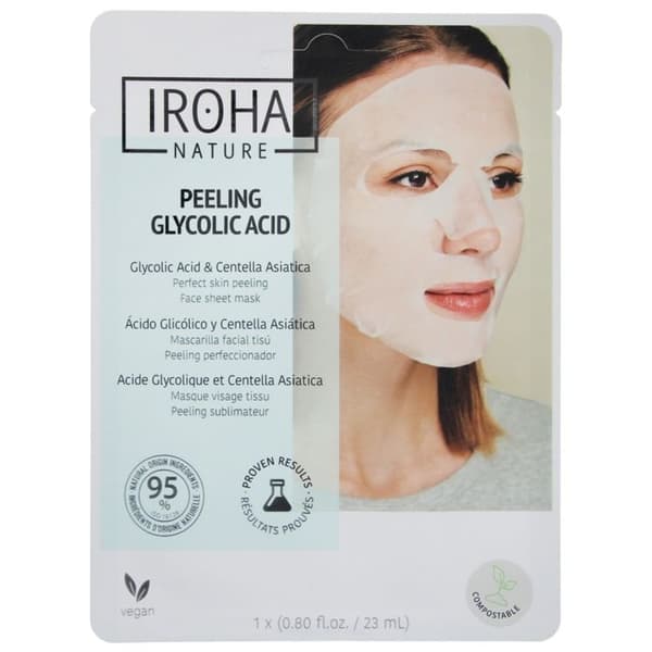 Glykolisk peelingmask - Iroha - 23 ml - För alla hudtyper - Vuxen - Kvinna