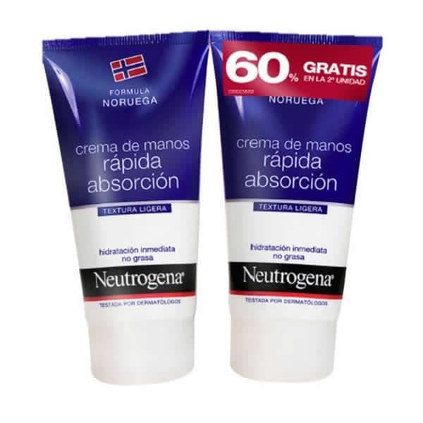 NEUTROGENA RAPID ABSORPTION HANDCREAM 75ML DUBBEL KAMPANJ