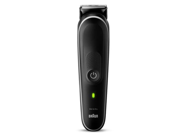 Braun MGK7420, svart, metall, plast, 1 mm, 2,1 cm, universell, skjegg, øre, ansikt, nese