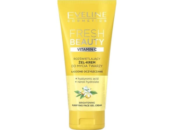EVELINE_Fresh Beauty illuminating face wash gel-Creme med vitamin C 150ml