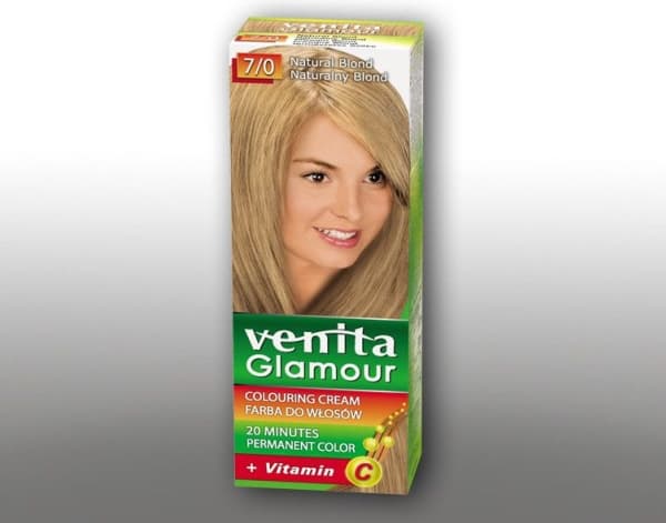 Venita Farba do włosów GLAMOUR 7/0 naturlig blond