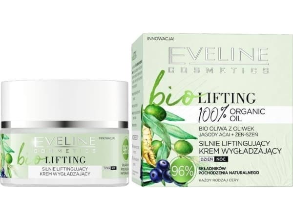 Eveline Cosmetics Bioløftende, sterkt løftende Smoothing Creme for dag og natt 50ml