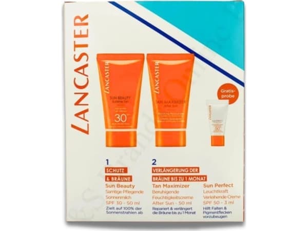 Lancaster Get The Golden Tan! Set Lancaster: Golden Tan Maximizer, Buriti Oil, Anti-Wrinkle, After-Sun Serum, 3 ml + Golden Tan Maximizer, Hydrating