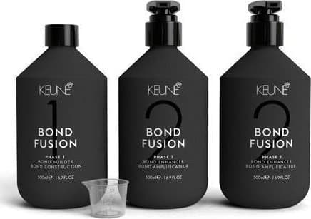 Keune Set Keune: Bond Fusion Phase 1, Hair Treatment Lotion Mask, Bond Repair, 500 ml + Bond Fusion Phase 2, Hair Treatment Lotion Mask, Bond Enhance
