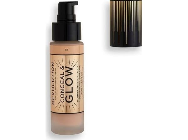 Makeup Revolution Makeup Revolution London Conceal & Glow Podkład 23ml F3