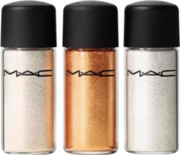 MAC Sprinkle Of Magic Set MAC: Mini, Loose Glitter Eyeshadow, Gold, 2.5 g + Mini, Loose Glitter Eyeshadow, Red, 2.5 g + Mini, Loose Glitter Eyeshadow