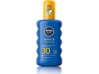 NIVEA_Sun Protect &amp; Moisture moisturizing sunscreen spray lotion SPF30 200ml