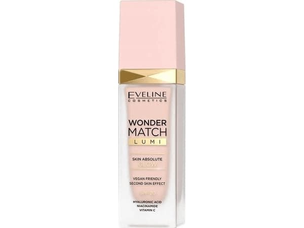 EVELINE FARGEBOK Eveline Wonder Match Lumi Illuminating foundation nr. 05 Light 30ml