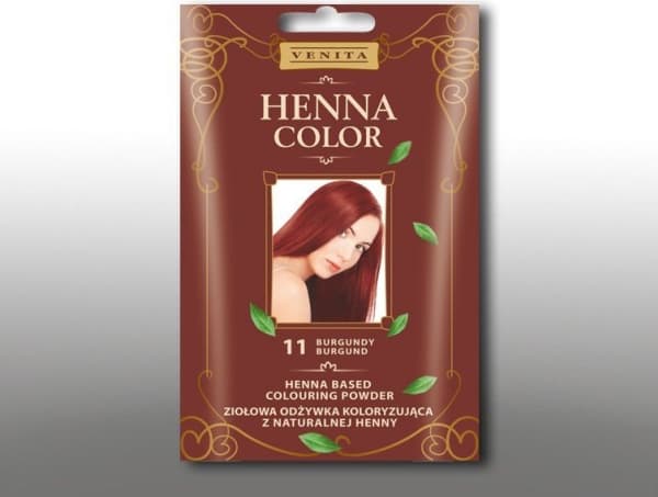 VENITA_Henna Color herbal color conditioner from natural henna 11 Burgundy 30g