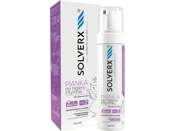 Solverx SOLVERX Little Princess INTIMT HYGIENE SKUM for jenter 3
