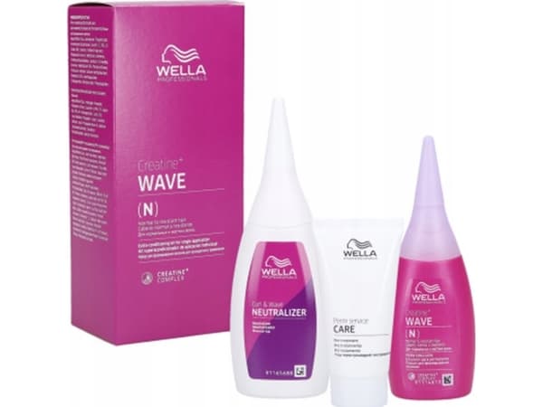 Wella Professionals Wave (N) Set Wella Professionals: Perm Service Care, Hair Lotion Treatment, Post-treatment, 30 ml + Curl & Wave, Hair Perm Neutra