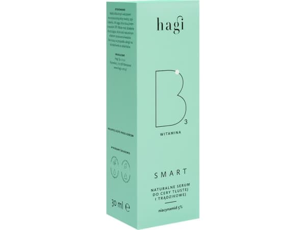 Hagi Hagi Smart B, naturlig serum for fet og akne-utsatt hud med niacinamid og salisylsyre 30 ml
