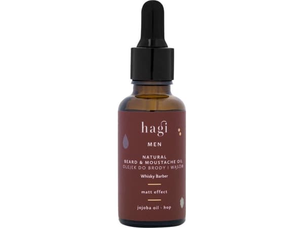 HAGI_Whisky Barber skjegg olje og wąsów 30ml