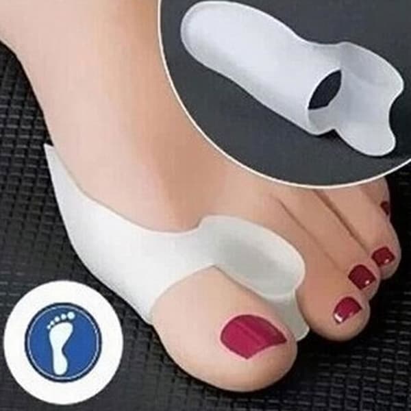 6 X Hallux Valgus Finger Orthotics Silikon Bunion Deformitet Fötter Tår