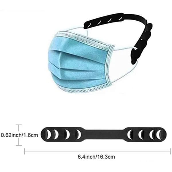 Maskrem förlängare - Ospecificerad - 20-pack - Justerbar - Bekväm - Färg: Svart