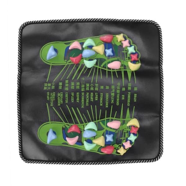 YOSOO Zonterapi Massagematta Stenfotmassagematta Lugnande massagematta för Fotzonterapi