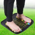 Miniatyrbild 1 av 4: Qiilu Fotmassagematta Zonterapi Walk Stone Stone Road Fotmassage Svart