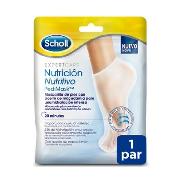 SCHOLL - Pedimask Nutrition Moisturizing Foot Mask 1 st